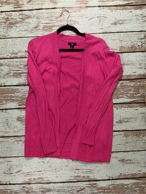 GAP Bright Pink Crewneck Cardigan